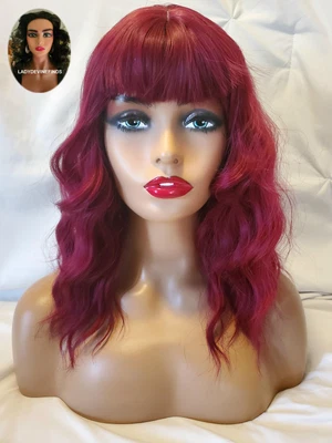 $70 • Buy Beautiful PVC Blue Eyes Female Mannequin Display Head Bust Modified Looks Real