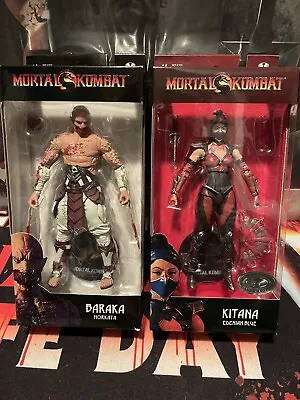 Mcfarlane Toys Mortal Kombat Baraka And Kitana Platinum Edition • $54.99