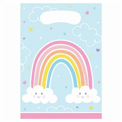 £4.23 • Buy Rainbow Party Bags | Childrens Birthday Christening Treat Loot X 8