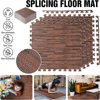 EVA INTERLOCKING FLOOR MATS 10MM.60x60CM.SOFT FOAM GYM FLOORING MATS.YOGA TILES • £9.41