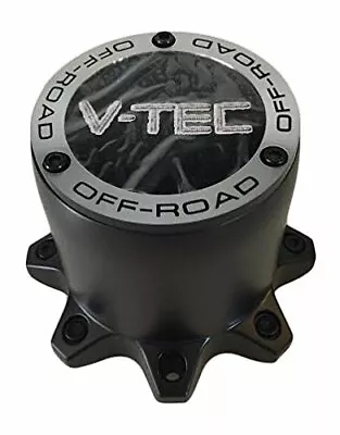 $49.99 • Buy V-TEC WHEELS C394MB-8LVT Matte Black Wheel Center Cap