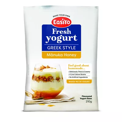 Easiyo Greek Style Manuka Honey Yogurt Sachet 210g -Makes 1L Using Yoghurt Maker • £5.59