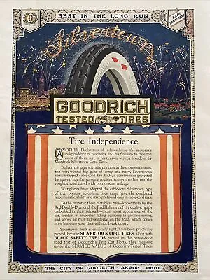 Original 1918 Patriotic Goodrich Tires Print Ad World War I Studebaker Car • $20.95