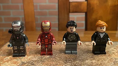 Lego Marvel Minifigure Lot Ironman Mark 1 Tony Stark Pepper Potts & War Machine • $50.95