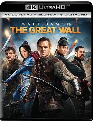 The Great Wall [New 4K UHD Blu-ray] With Blu-Ray 4K Mastering UV/HD Digital • $19.08