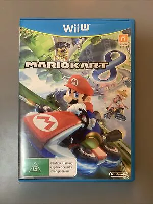 Mario Kart 8 + Manual - Nintendo Wii U Game VGC PAL Complete + Free Postage  • $19.95