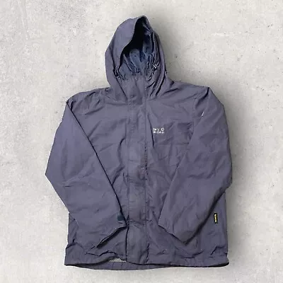 Jack Wolfskin Texapore Coat Jacket Mens Size 34 Navy Blue Medium • £19.75