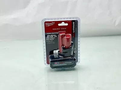 GENUINE Milwaukee M12 12V Lith-Ion XC 5Ah Battery Pack 48-11-2450 *NEW* • $59.99