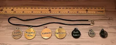 Harry Potter Hogwarts Wand Spells Charms Necklace • $4.99