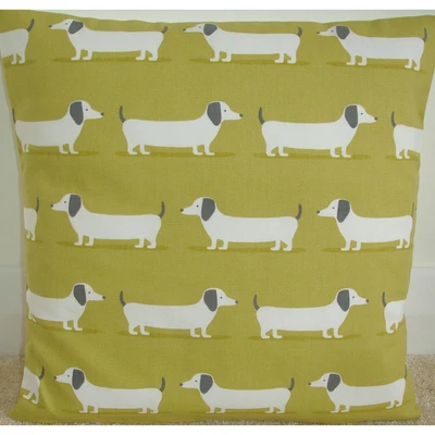 £9.99 • Buy 16  Cushion Cover Dachshunds Sausage Dog Weiner Dogs Daschund Dachshund Ochre