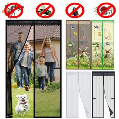 £9.99 • Buy Magic Magnetic Curtain Door Net Screen Insect Bug Fly Insect Mesh Guard Drapes