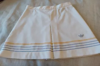 Vintage 1970’s Adidas One Front Plead Tennis Skirt Size Small • $17.99