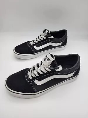 Sz 8 Black & White Old Skool SK8 Vans Off The Wall Mens Classic Sneakers 🛹Shoes • $22.50