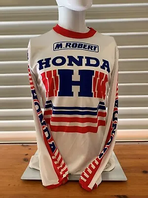 Vintage M. Robert Honda Jersey Med Supercross Moto-X MX Racing Dirt Bike  • $225