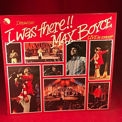 MAX BOYCE I Know 'Cos I Was There! 1978 UK Vinyl LP Hymes Original & Arias Live • £5.99