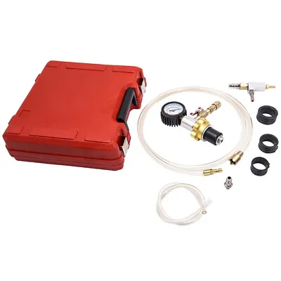 $50.30 • Buy Radiator Cooling System Vacuum Purge Refill Universal Gauge Clear Hose Tool Kit