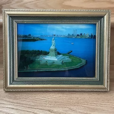 Vtg Framed Light Up Motion New York City Picture Frame Shadow Box Water Sound • $49