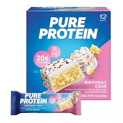 Pure Protein Bars High Protein Nutritious Snacks To Support Energy Low Sugar • $28.94