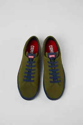 Camper Men's K100479 Peu Touring Nubuck Sneakers Green • £117