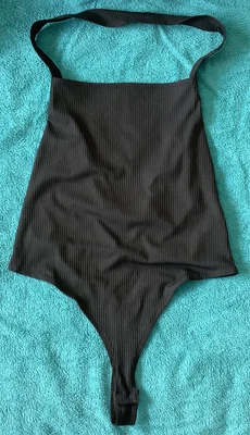 £1.99 • Buy ASOS Black Halter-Neck Bodysuit - Size 12