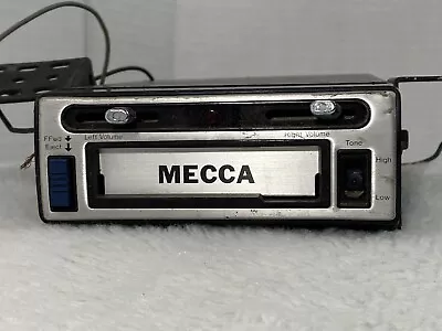 Vintage Car Cassette Player Mecca M306 Old Car Audio Under Dash Cassette Player • $45