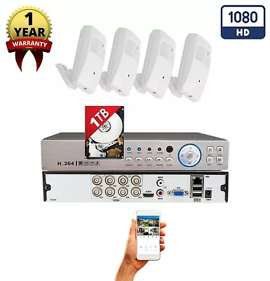 8 Channel H.265 DVR W/ HD Hidden Motion Sensor Cameras CCTV Surveillance System • $379.99