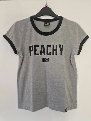 Womens Short Sleeve Grey T-Shirt Top SIZE S • £13