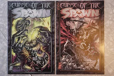 Spawn Comic Lot Curse Of Spawn #2 #3  Image 1996 HIGH GRADE! • $22.50