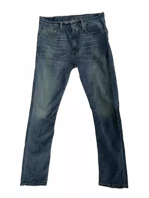 Levis 508 Jeans Mens 34x34 Blue Denim Tapered Leg Regular Fit Zip Adult • $19.99