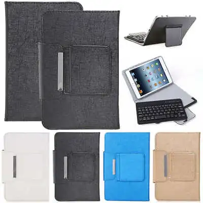 Wireless Keyboard + Leather Protective Stand Cover For All 7.0-7.9inch Tablet US • $22.09