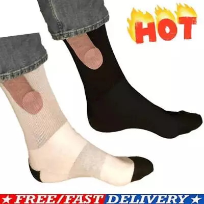 £1.89 • Buy Men Dick Exposed Socks -Show Off- Luxury Super Soft Anti Bacterial XMAS Gift