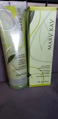 New Mary Kay Lotus & Bamboo Loofah Body Cleanser & Body Lotion 8oz • $40