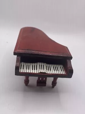 Miniature Dollhouse Grand Piano Wooden Toy Baby Grand Furniture No Stool • $6.83