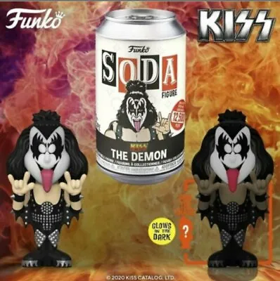 Funko Soda Figure KISS THE DEMON Gene Simmons 1:6 Chance Of Chase 1/2000 • $19.99