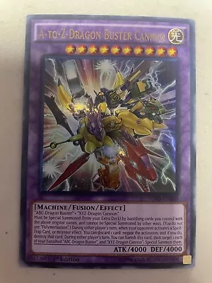 Yugioh! A-To-Z-Dragon Buster Cannon SDKS-EN040 Ultra Rare 1st Edition LP • $2