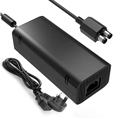 Xbox 360 Slim Power Supply Ac Adapter Power Supply Brick Charger Cord Cable UK • £15.99