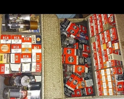 $1350 • Buy NOS Vintage Vacuum Tubes 3 Cases=over 500 Tubes