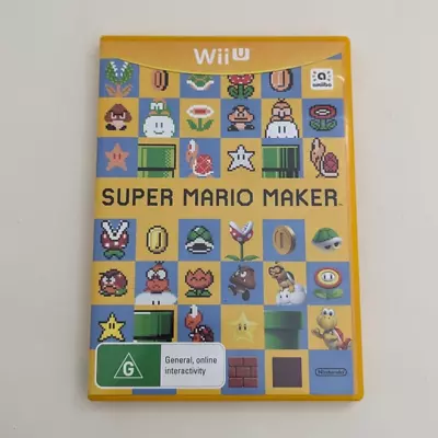 Very Good Condition! Genuine Nintendo Wii U Game Super Mario Maker PAL AUS • $15.99