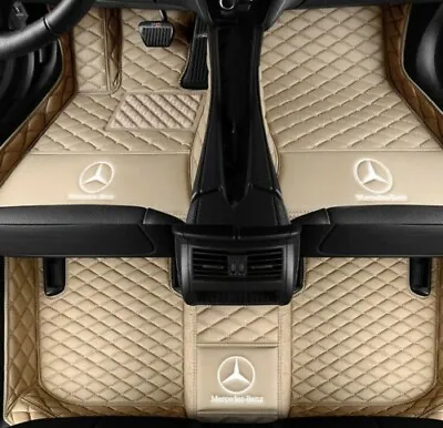 For Mercedes-Benz 1998-2023 All Model Waterproof Luxury Carpets Car Floor Mats • $83.67