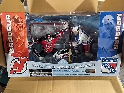 Mark Messier Vs. Martin Brodeur Nhl Mcfarlane 2 Pack Excellent Condition • $29.99