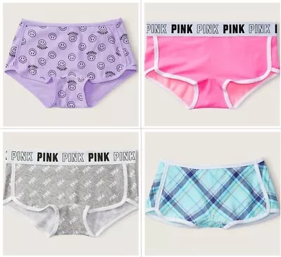 NEW Victoria Secret PINK Cotton Trim Shortie Boyshort - You Pick Panty - XL • $18.50
