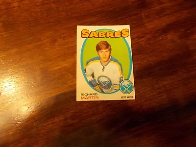 1971-72 O-Pee-Chee Richard Martin Card #161 Buffalo Sabres • $9.95