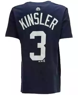 IAN KINSLER DETROIT TIGERS VINTAGE MAJESTIC MLB JERSEY SHIRT MEN'S 2XL XXL New • $19.99