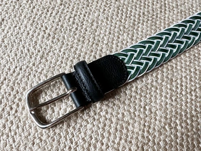£28 • Buy Anderson's Green Woven Belt - Size 85 - RRP £89 - Mr Porter