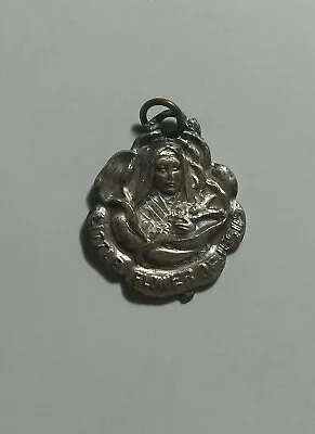 ††Vintage Catholic St Therese / St Pius X Medal Pendant ~ Religious • $8