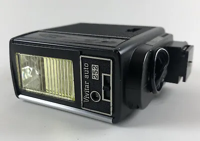 Vintage Vivitar Auto 252 Camera Flash W/Case Photographic Collectible Untested • $12.95