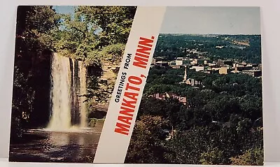 Postcard Vintage Mankato Minnesota Minneopa Falls State Park • $6.71