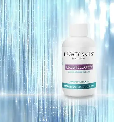 Legacy Nail BRUSH CLEANER (Limpiador De Pincel) 4oz/ 118ml • $12