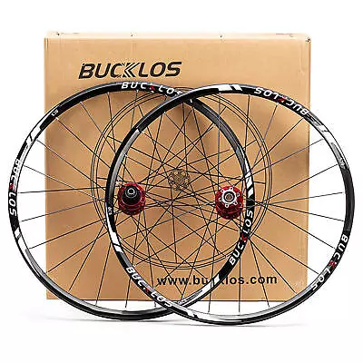 BUCKLOS 26  Mountain Bike MTB Wheelset Carbon Hub Quick R - New - Free Ship! • $139.89