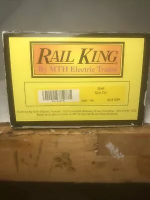 MTH Rail King 30-4103a 0 SCALE  Shell Tank Car !!! • $14.99